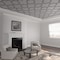 Ekena Millwork 33W x 33H x 38T Small Woodall Decorative Fretwork Wood Ceiling Panels, Walnut CELW33X33X0375WDLWA - alternate 1